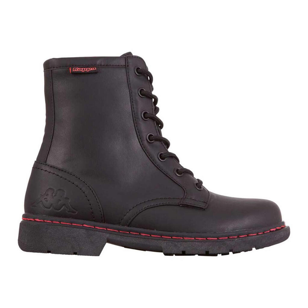 Womens/Ladies Deenish Ankle Boots (Black/Pink)