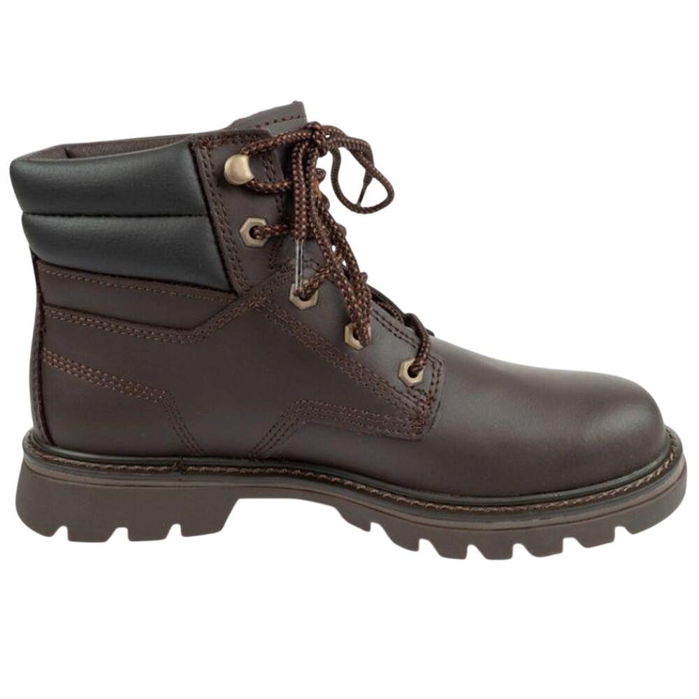 Stivaletti Pelle InvernoUomo Caterpillar Quadrate Marrone 4/7