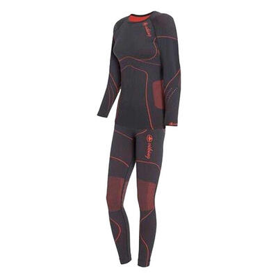 Dames mia thermoactive base layer set (zwart)