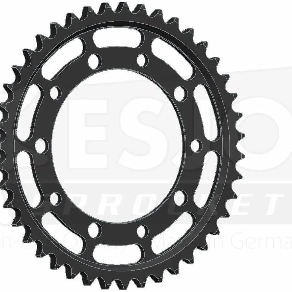 ESJOT 530 Chainwheel — 41 Teeth, Steel, Black.