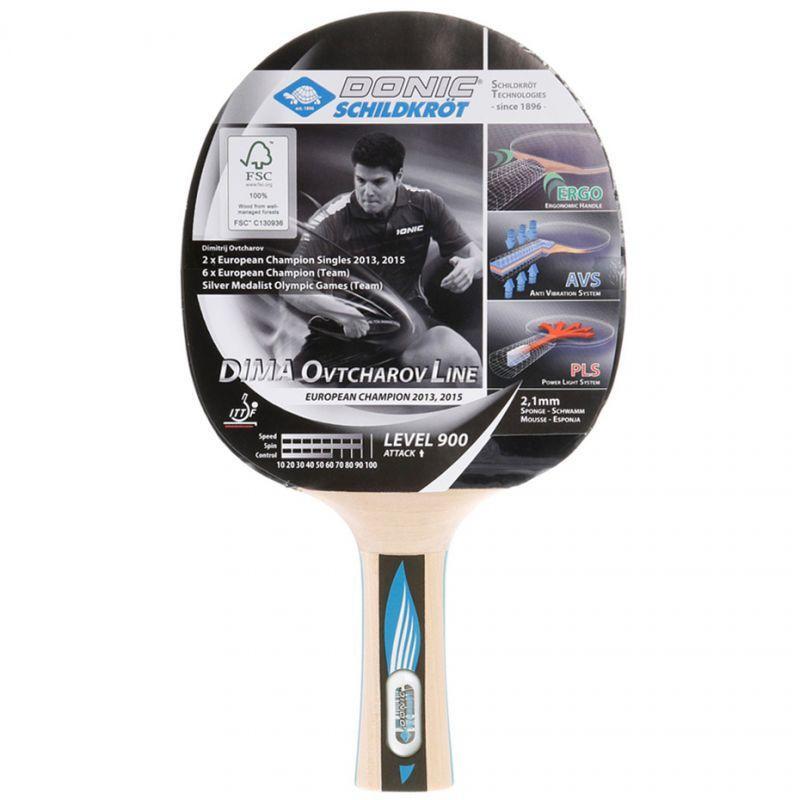 Table Tennis Bat (Black) One Size