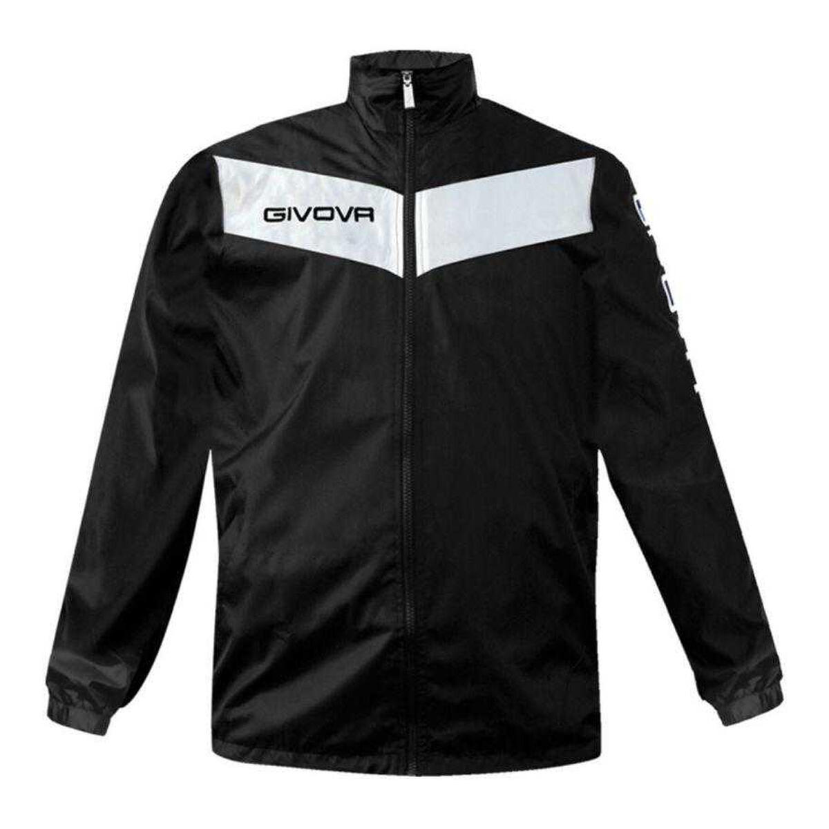 Giacca Uomo Givova Scudo Nero Bianco 2/3