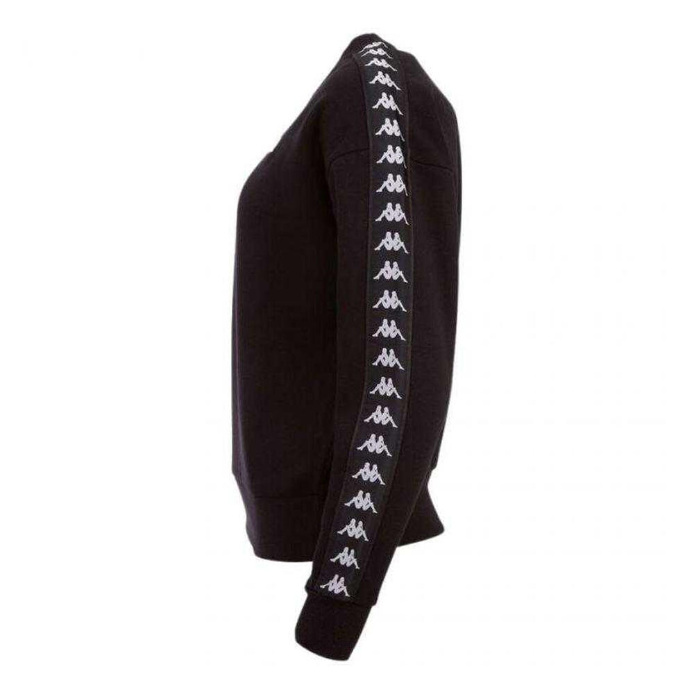 Felpa Donna Kappa Janka Nero 3/4