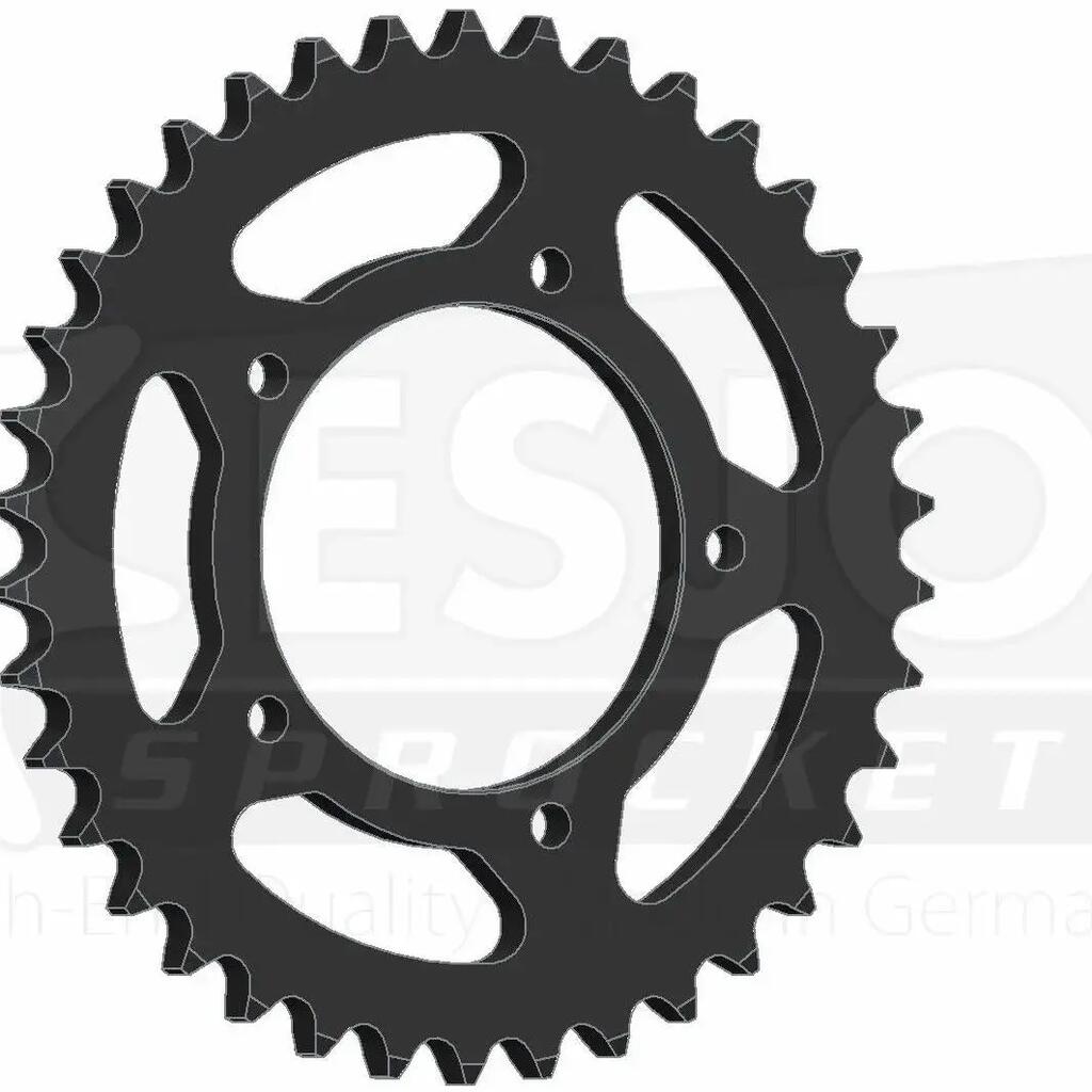 ESJOT 530 Chain Wheel — 36 Teeth, Steel, Black.