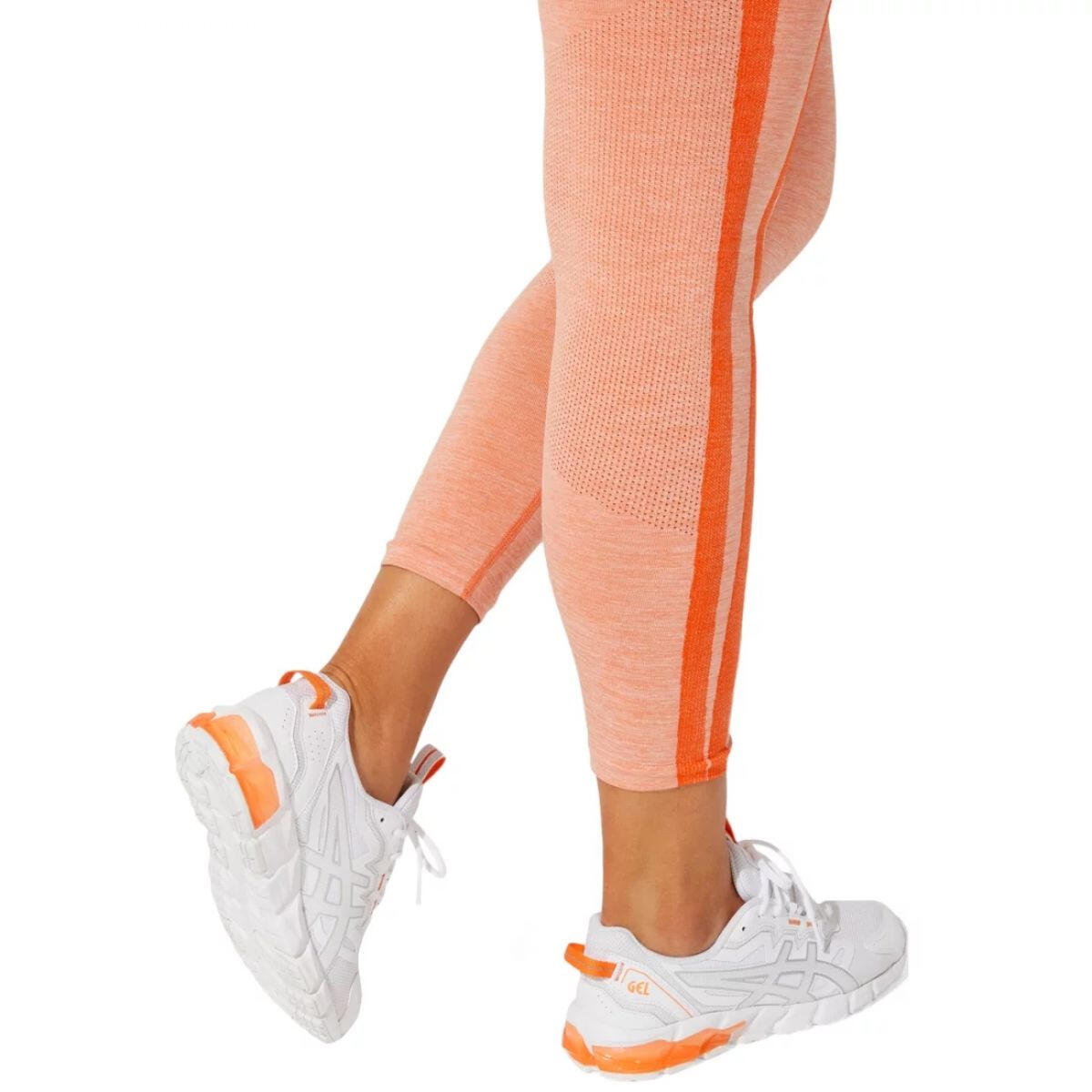 Legging Motif/style Logo Femme (Orange) 4/4
