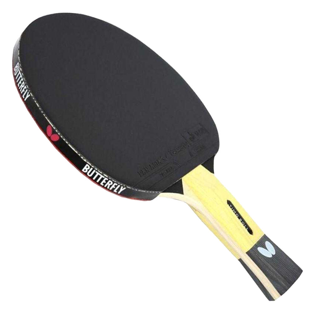 "Timo Boll SG55" Tischtennisschläger Damen und Herren Schwarz/Rot Einheitsgröße 2/4