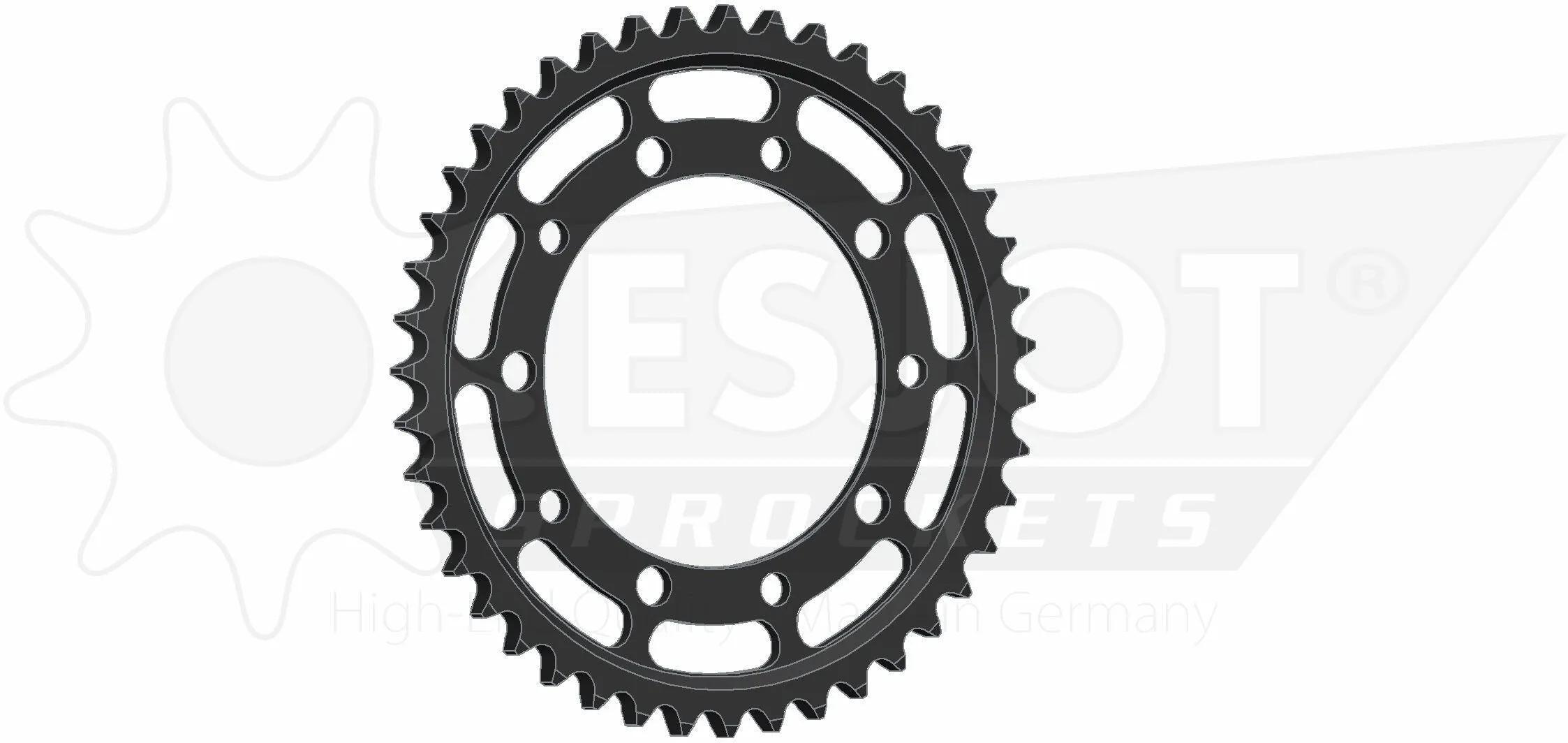 Esjot chain wheel 530 45z steel black