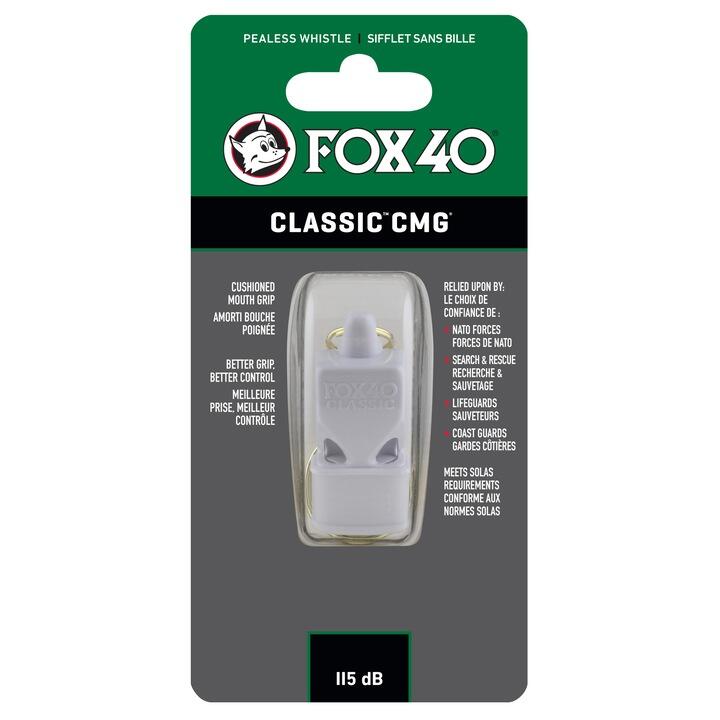 Fluier Fox40 Classic CMG, alb