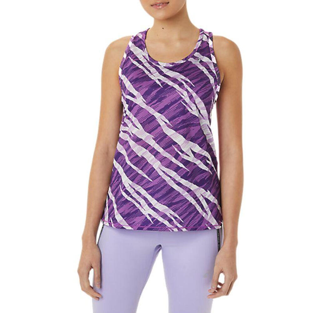 Womens/Ladies Camo Tank Top (Violet)