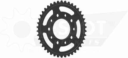 Esjot chain wheel 530 39z steel black