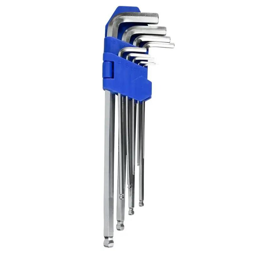 Hex Key Set, 9-piece, 1.5-10 mm