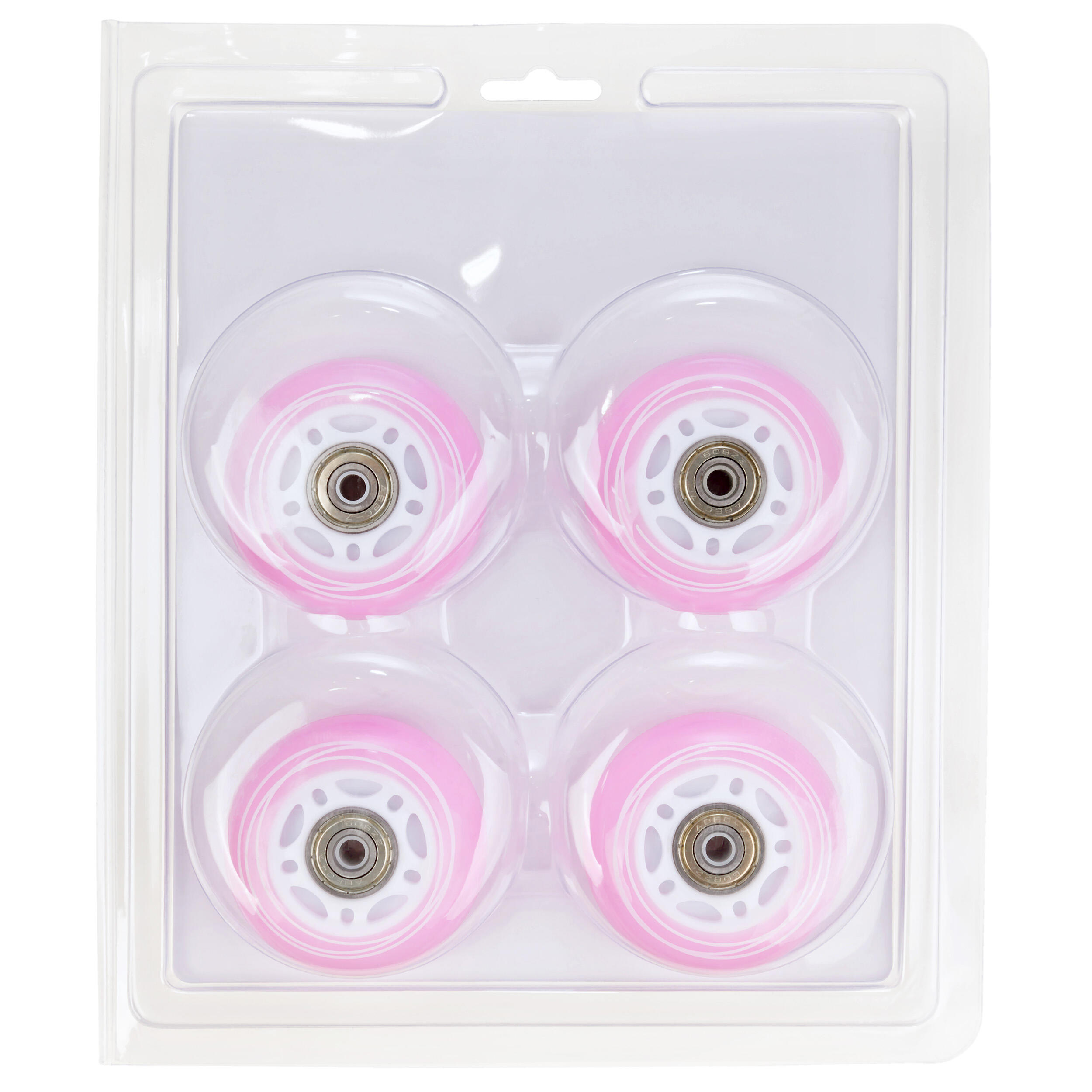 8 rodas LED luminosas + rolamentos para rodas Raven Loret PU 4/6