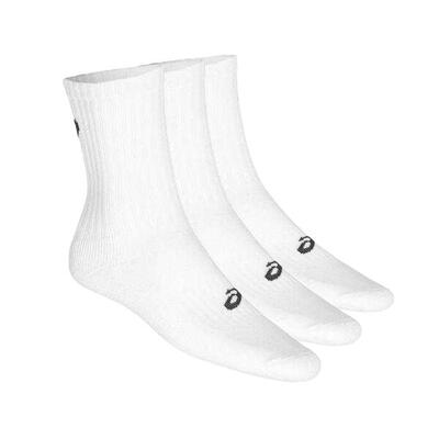 Unisex volwassen bemanningsleden sokken (pakket van 3) (wit)