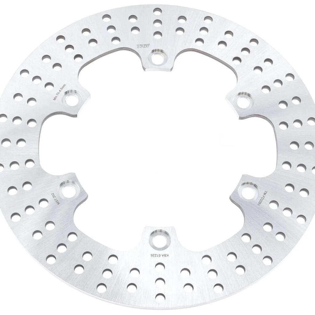 TRW Lucas MST202 Brake Disc Rotor — Rigid 35 HRC Alloy Steel, New.