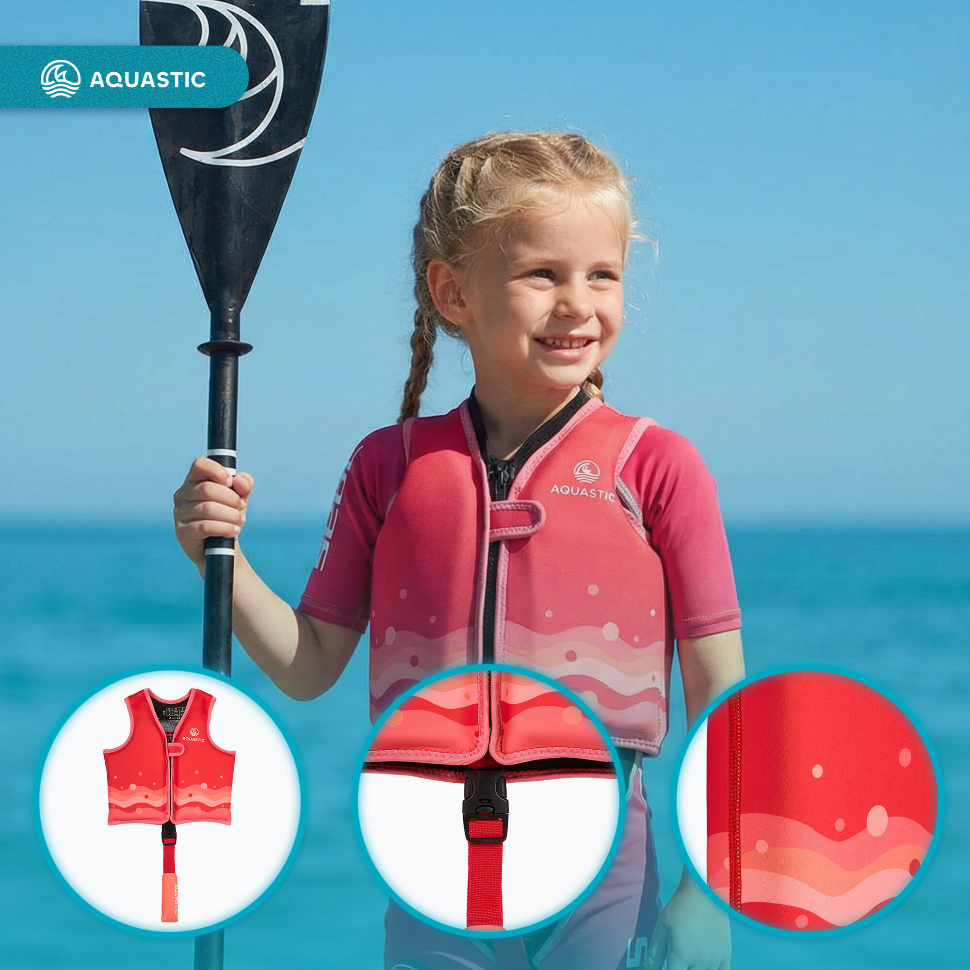 Kinderreddingsvest AQUASTIC Junior 3/7