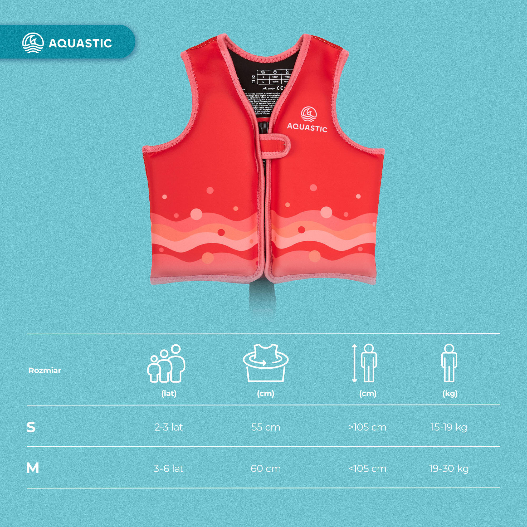 Kinderreddingsvest AQUASTIC Junior 2/7