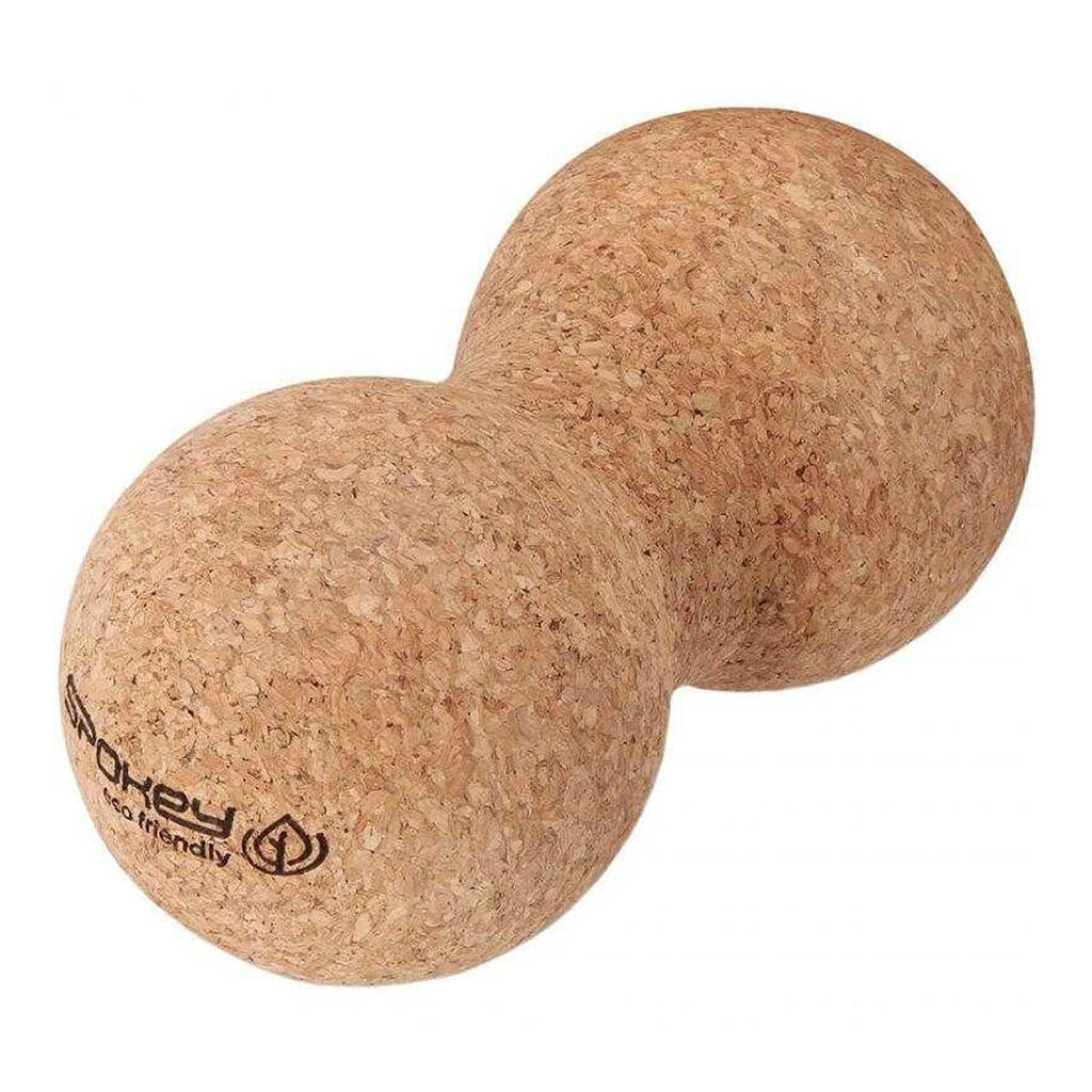 Oak Double Massage Ball (Brown) One Size