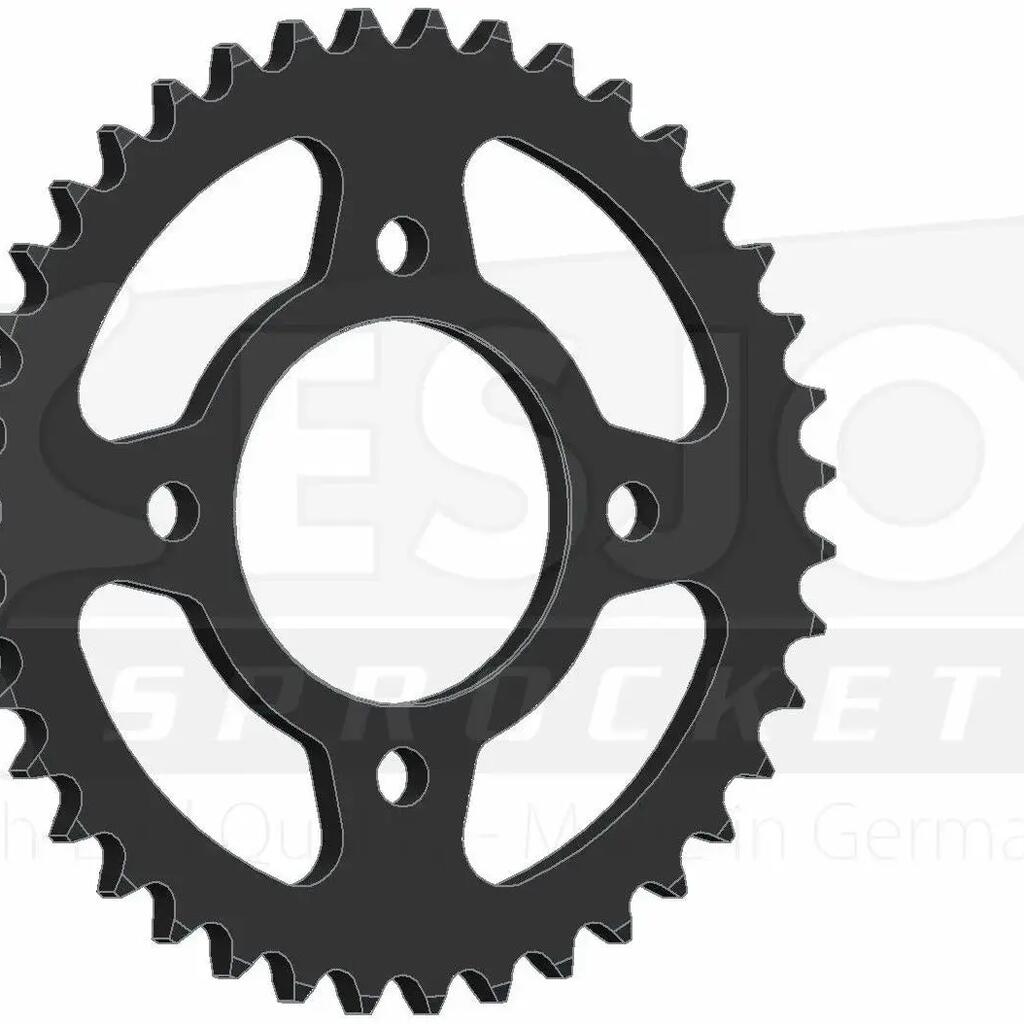ESJOT 530 Chain Wheel, 48 Tooth, Steel, Black.