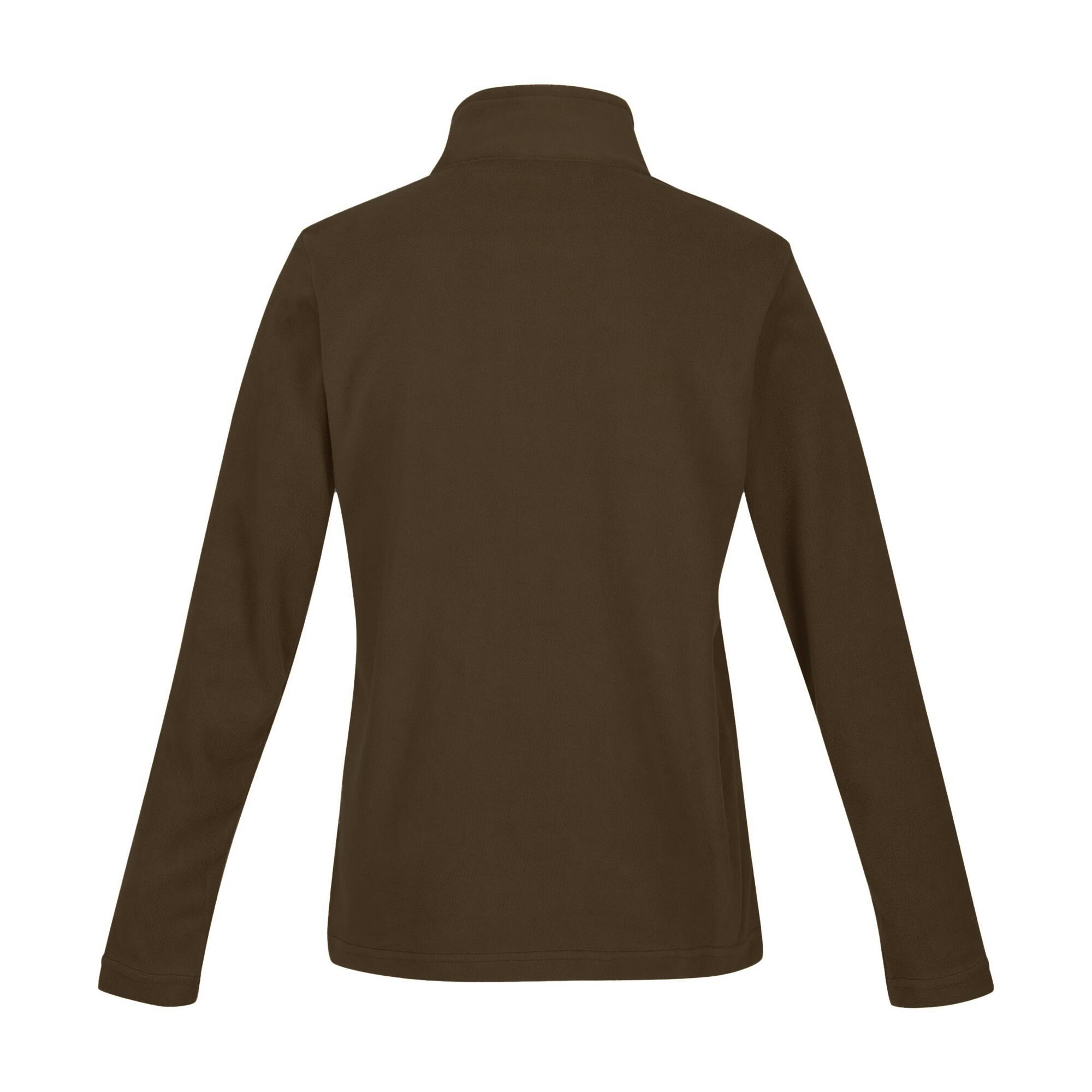 Casaco Feminina Fleece Gola Alta (Castanho) 2/4