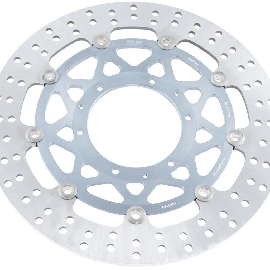 TRW Lucas MSW244 Floating Brake Disc with Aluminium Centre (KBA‑Certified).
