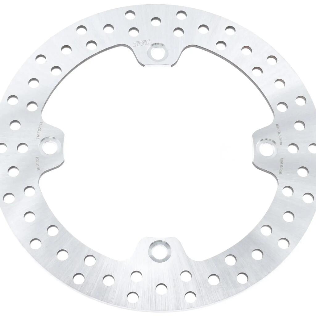 TRW Lucas Brake Disc MST201 — Rigid High-Strength Steel Rotor, One Size.