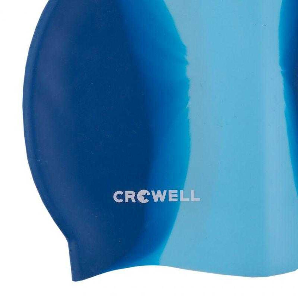 Cuffia Da Nuoto Silicone Crowell Multi Flame 04 Blu Navy Blu 2/2