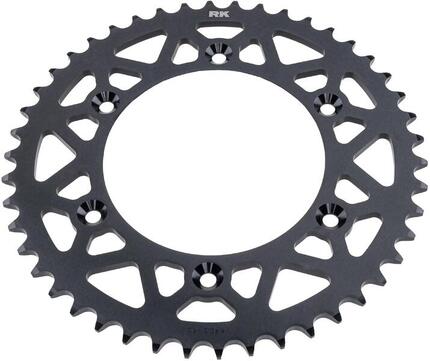 Rk chain wheel 520 46z aluminum black anodized