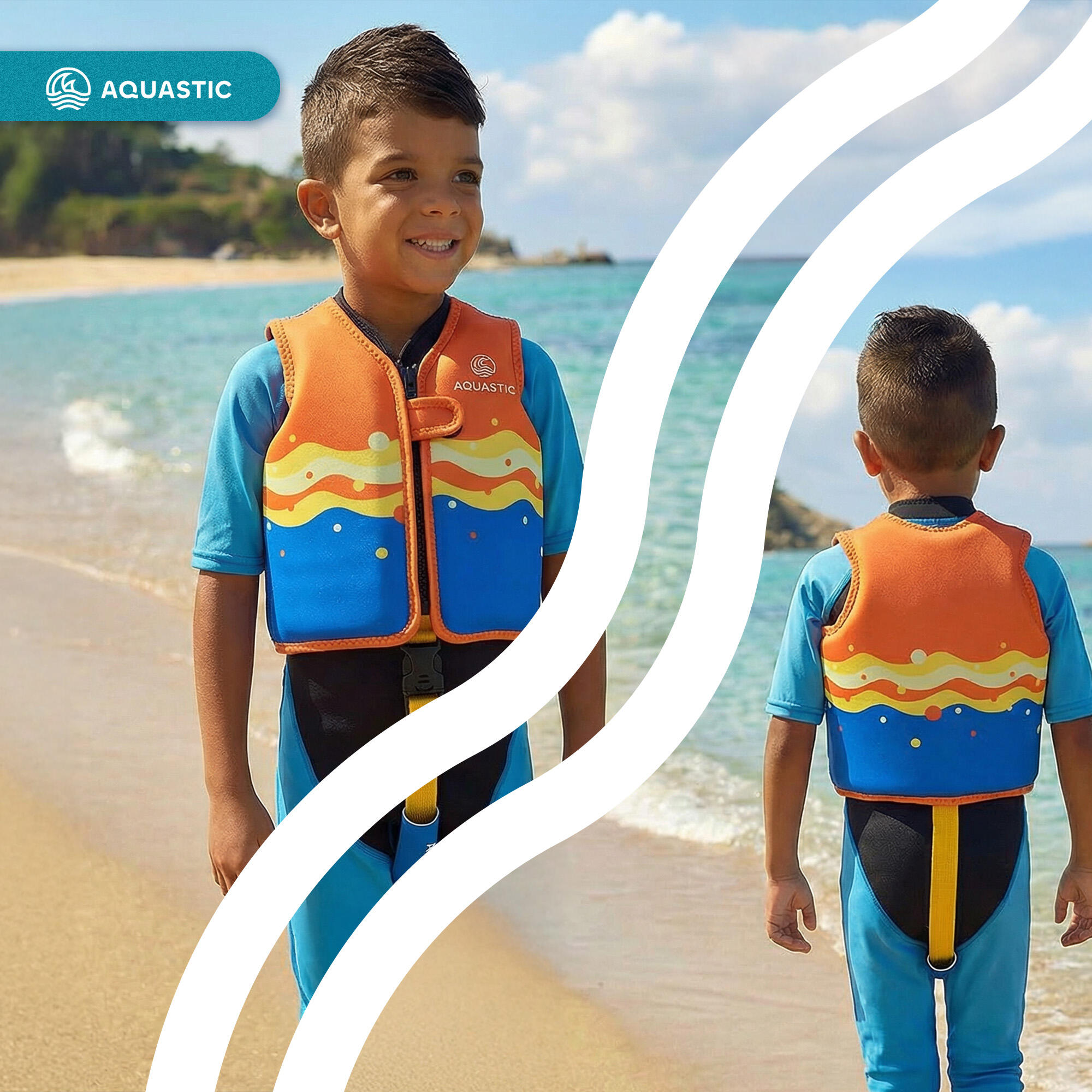 Gilet de sauvetage AQUASTIC Junior 7/7