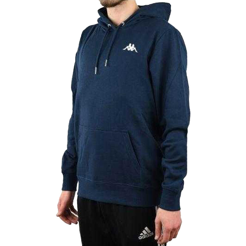 Felpa Con Cappuccio Uomo Kappa Vend Blu Navy 3/3