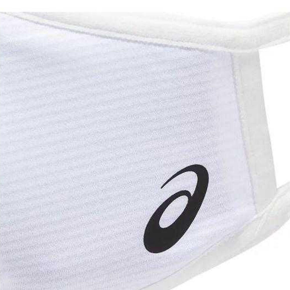 Logo Synthetic Face Mask (White) 2/2