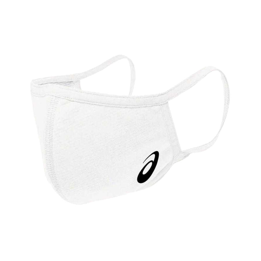 Logo Synthetic Face Mask (White)