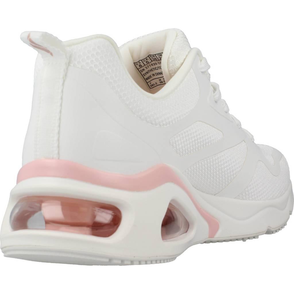SKECHERS Femme TRES-AIR UNO REVOLUTION-AIRY Sneakers Rose Blanc 3/5