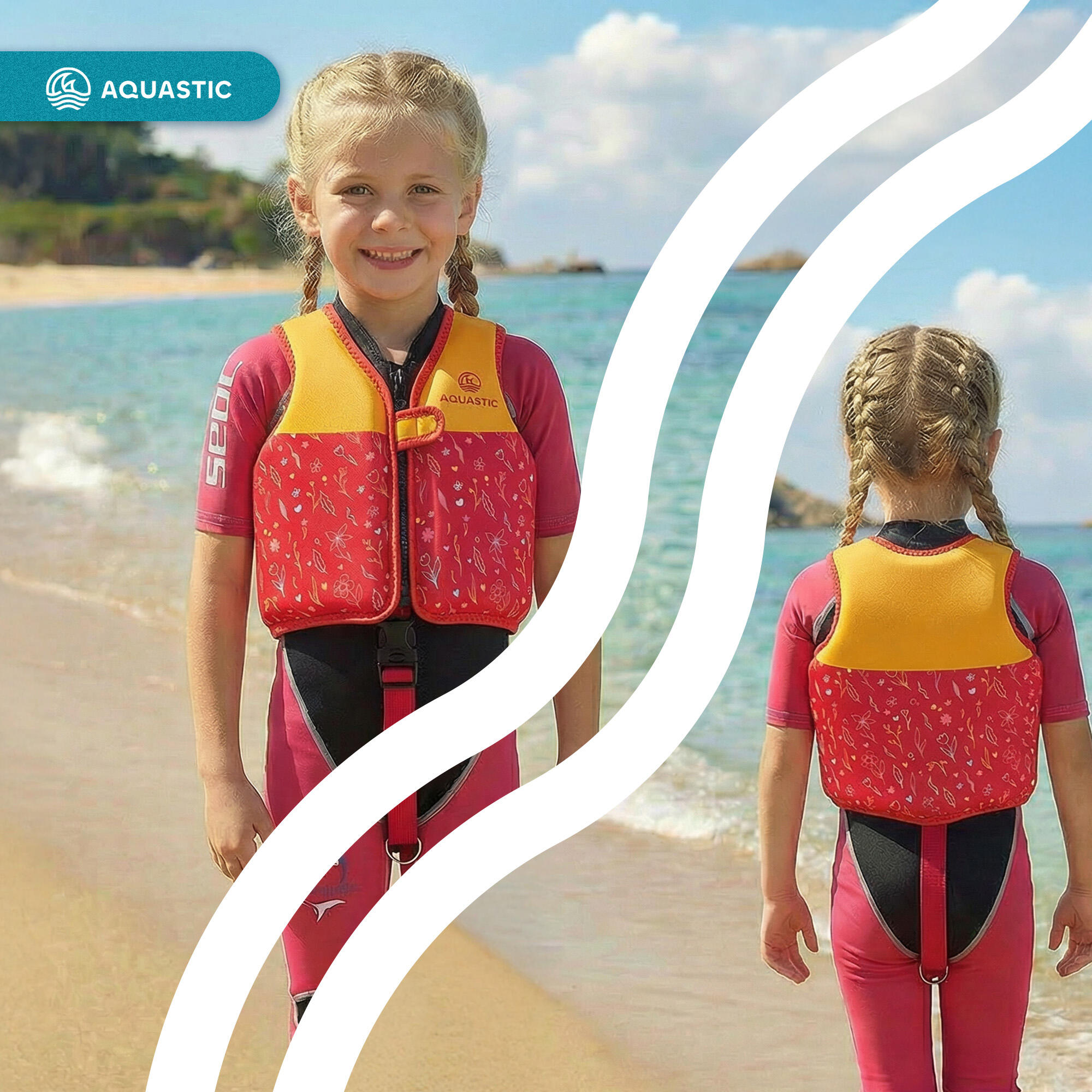 Gilet de sauvetage enfant AQUASTIC Junior 7/7