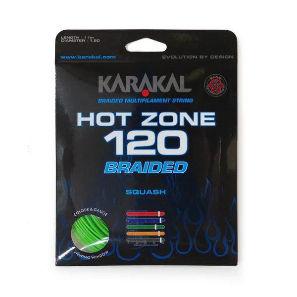 Cordage de squash Karakal Hot Zone tressé 120 11 m 2/4