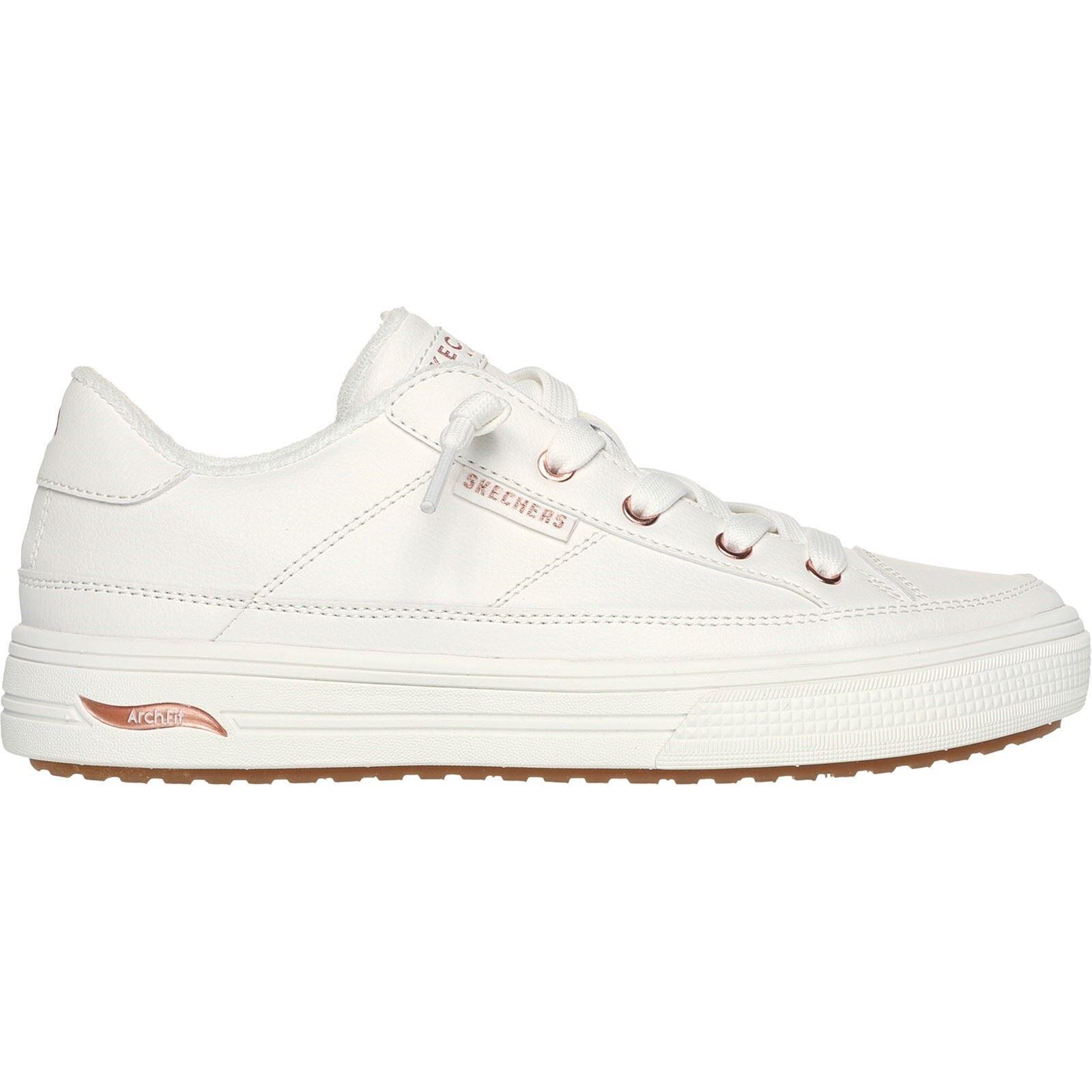 Sapatilhas Skechers Mulher Arch Fit Arcade - On My Way Brancas 5/5