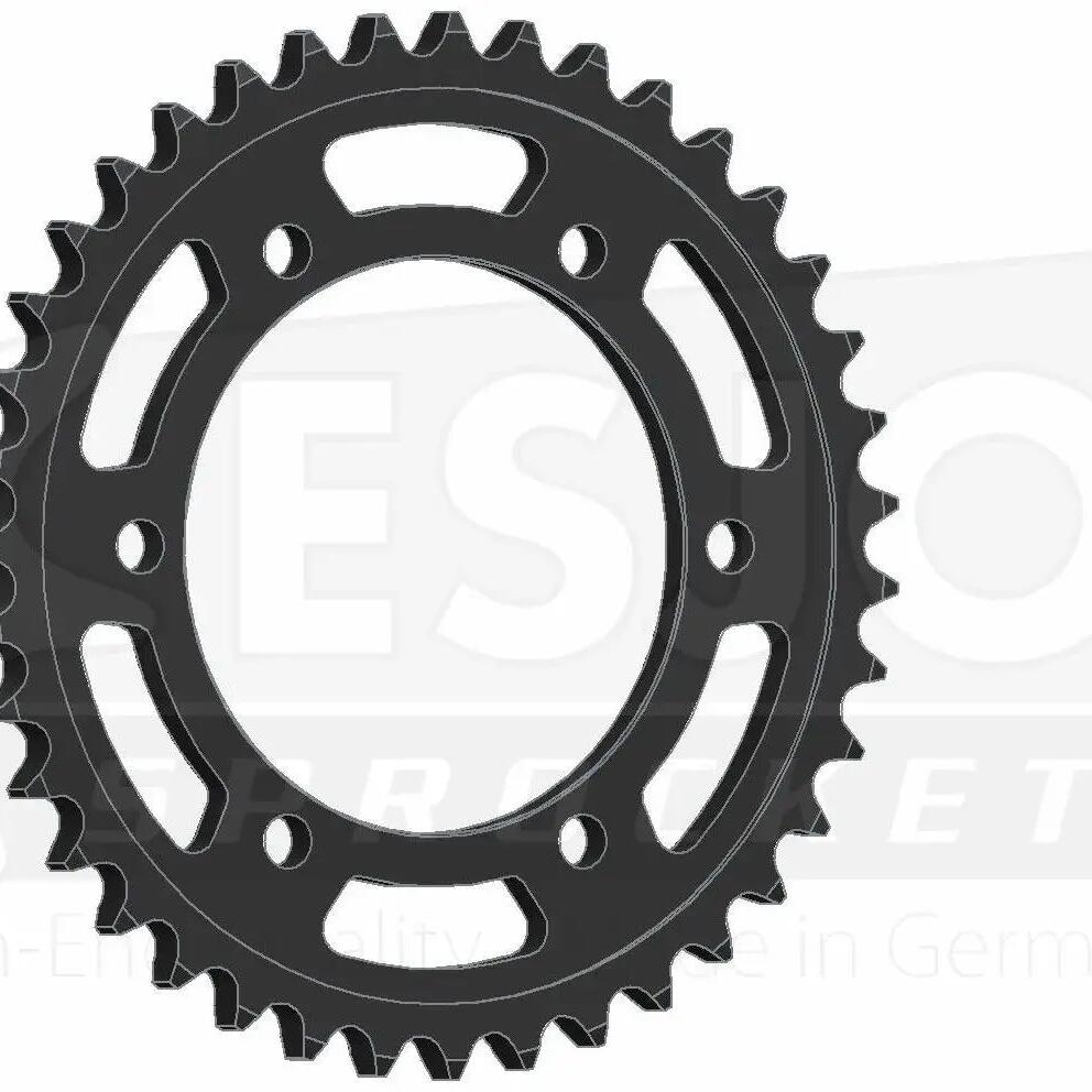 ESJOT 530 Chain Wheel, 38 Teeth, Steel, Black.