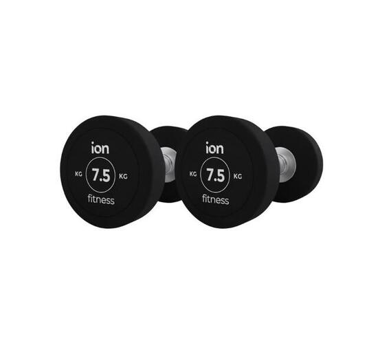 Runde Gummihanteln (Paar) - 2.5kg