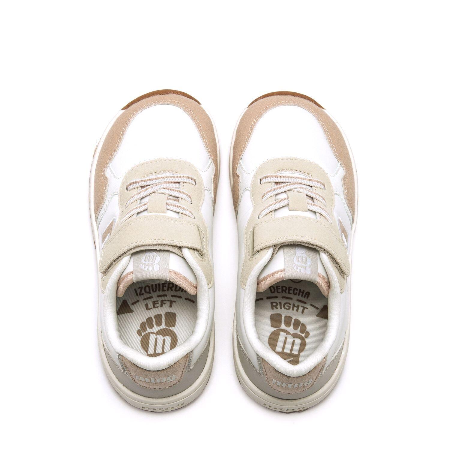 Sneakers barefoot Bambina MTNG KIDS Respect 3 Bianco 2/7