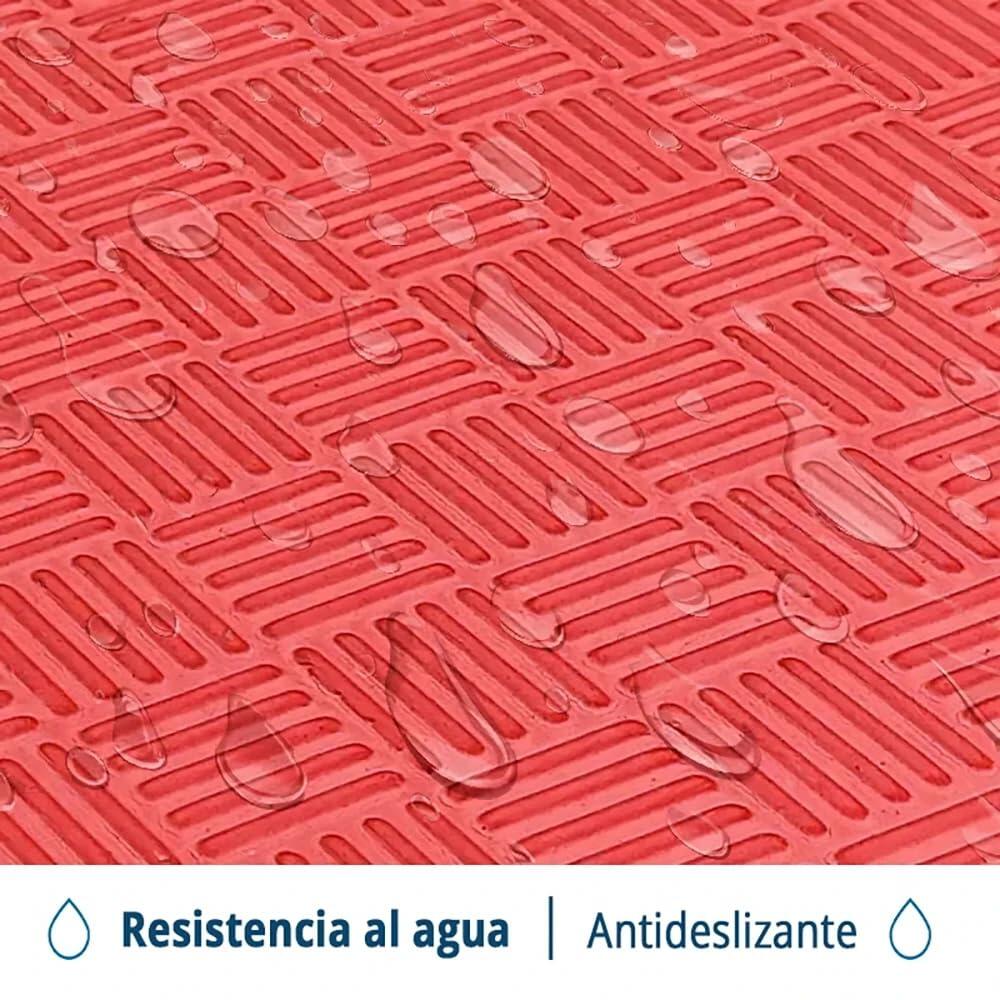 Tatami Puzzle EVA Pack 24 / 1 x 1 x 25mm (Vermelho-Preto) 2/7