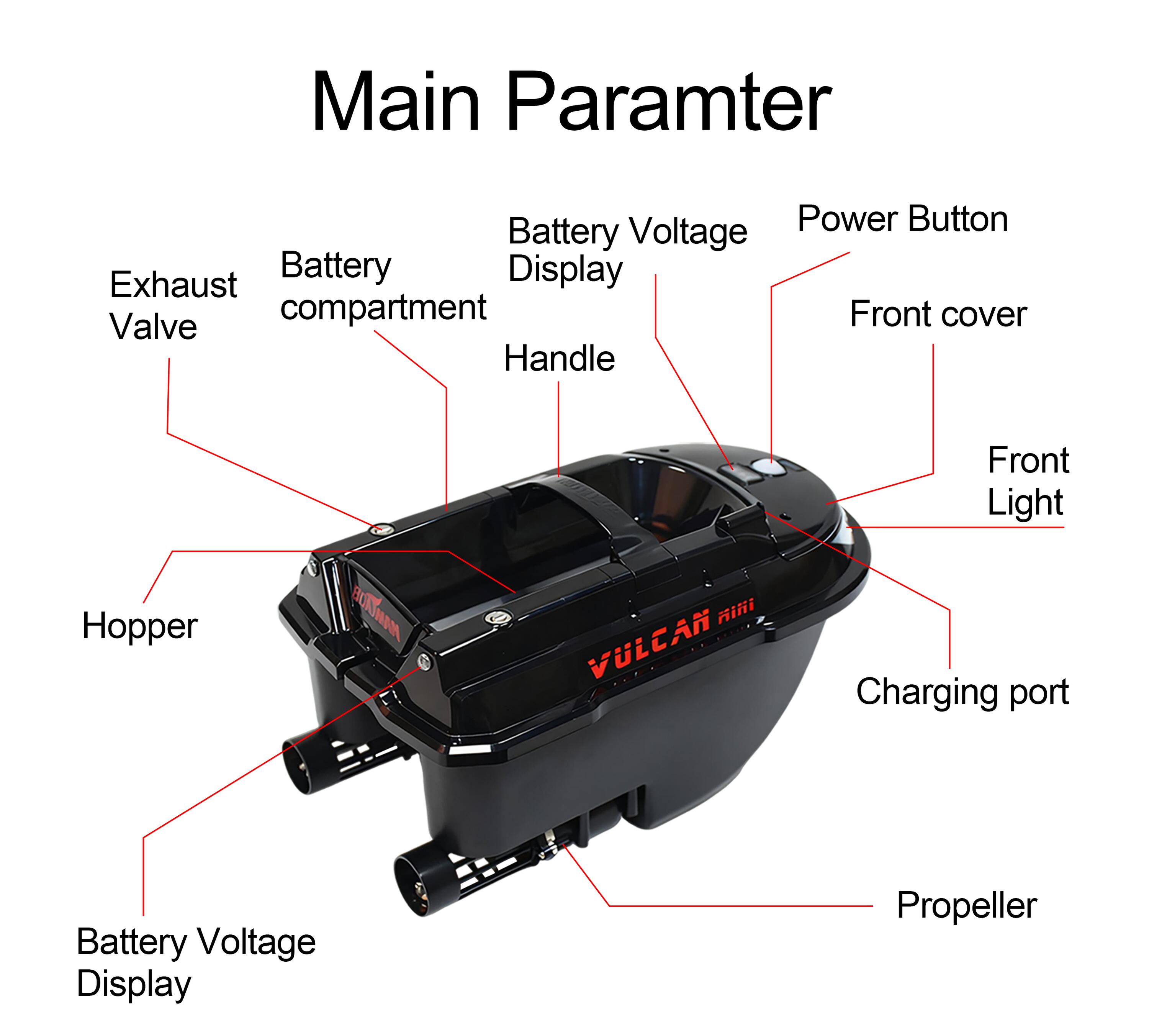 Voerboot Vulcan Mini basic 5/7