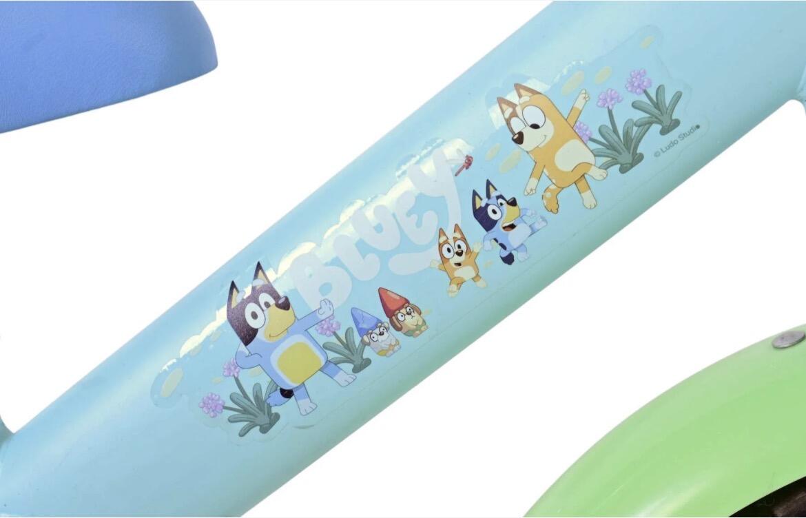 Loopfiets kinderen bluey blauw 3/5