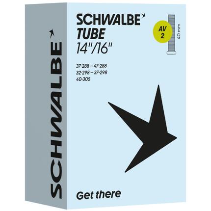 SCHWALBE Dętka nr 2 40-305 AV 40 mm (14/16 cali)