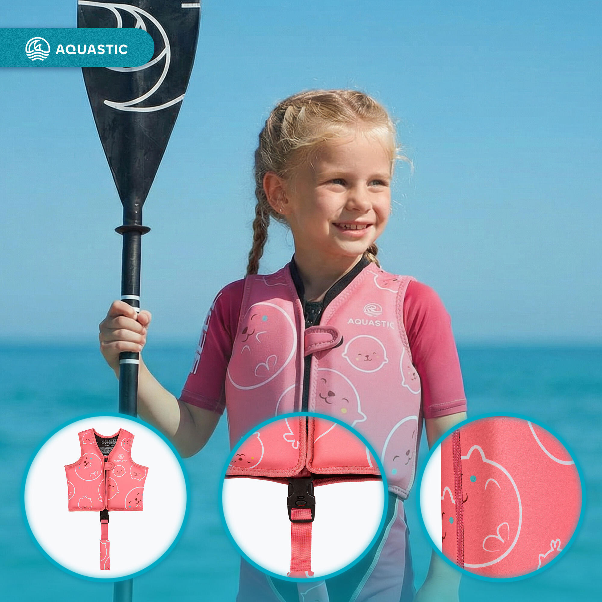 Kinder-Sicherheitsweste AQUASTIC Junior 3/7