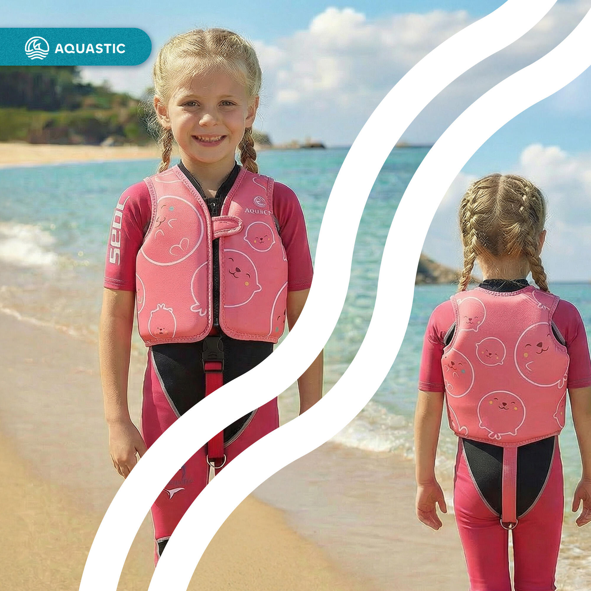 Kinder-Sicherheitsweste AQUASTIC Junior 7/7