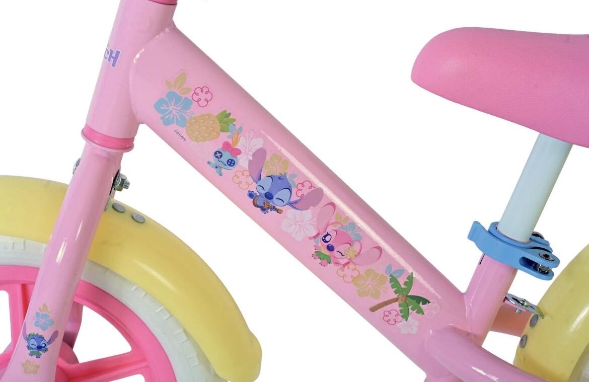 Loopfiets kinderen disney stitch roze 2/5