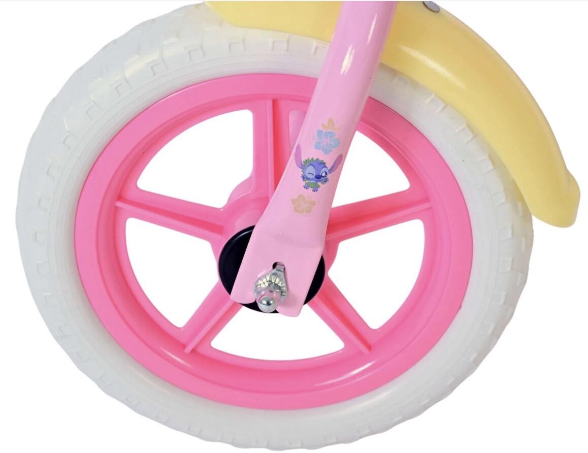 Loopfiets kinderen disney stitch roze 4/5