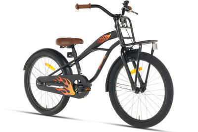 Cortego cruiser jongensfiets zwart 22 inch