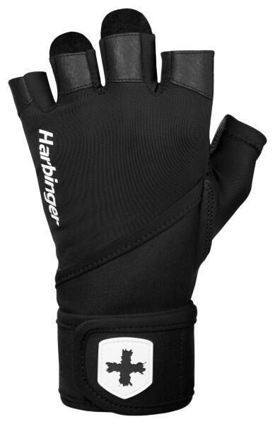 Guanti Harbinger Pro Wristwrap 2.0 Unisex Nero Piccolo per sollevamento pesi 2/5