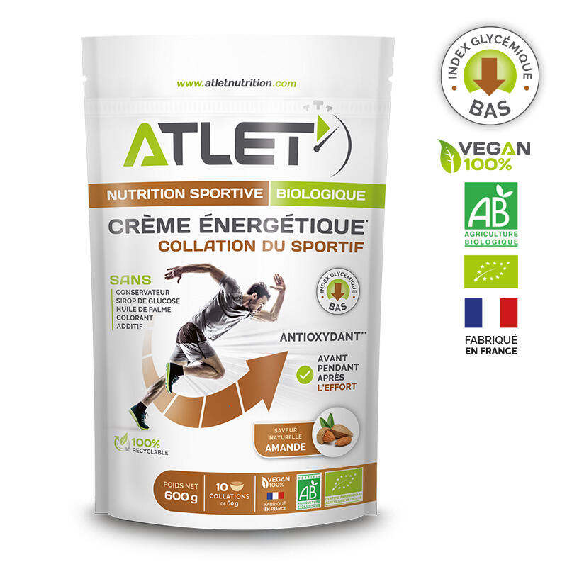 Organiczny migdałowy krem energetyczny (600g)