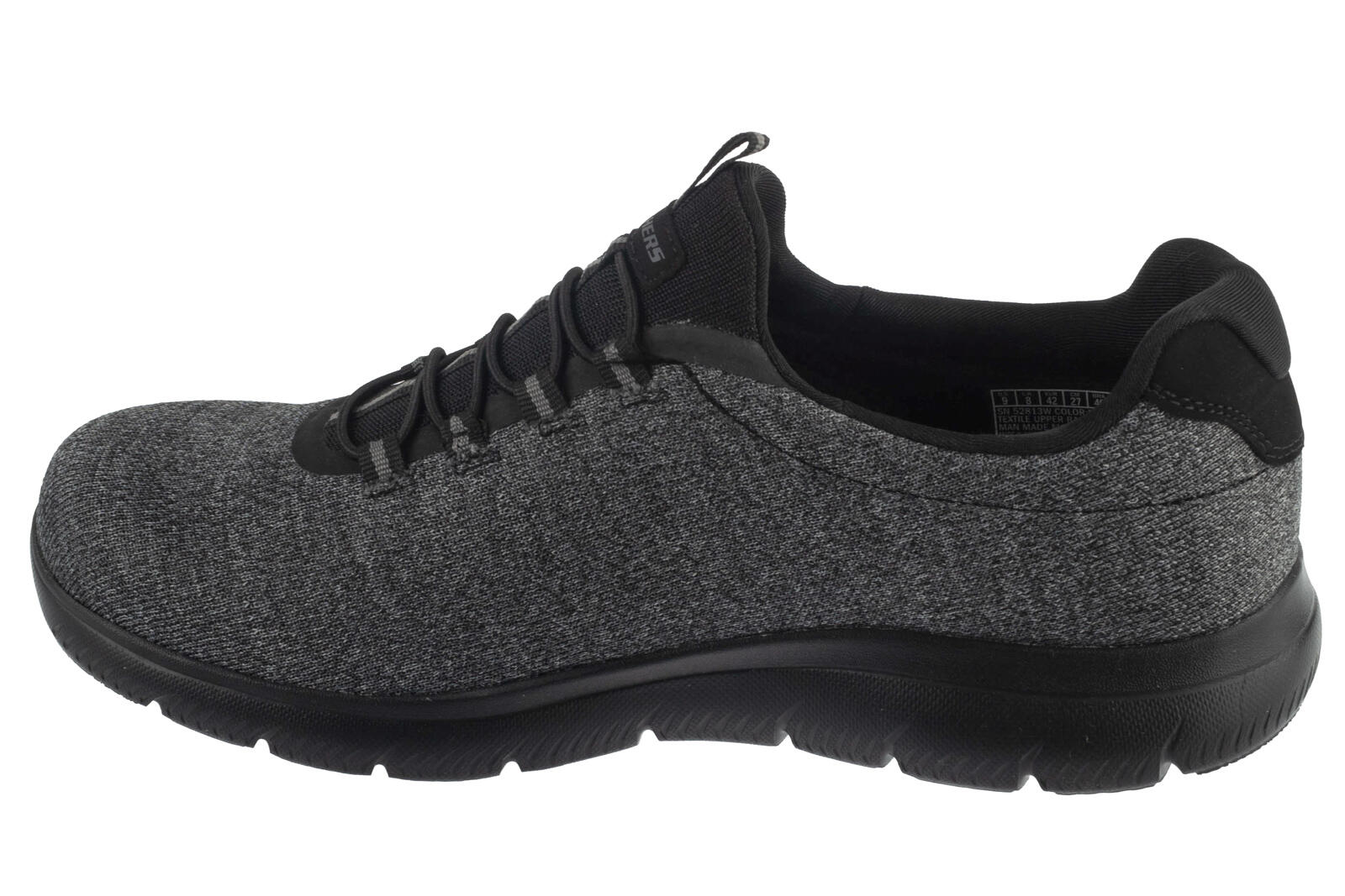 Skechers Sport Mens SUMMITS FORTON Sneakers WIDE FIT Herren Schuhe Schwarz 2/4